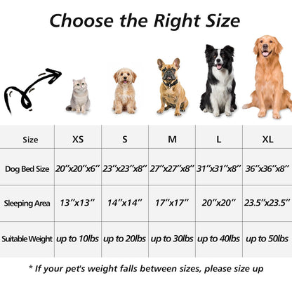 JOLLYVOGUE Small Dog & Cat Beds for Indoor Cats - 20 inches Calming Donut Dog Bed for Kittens & Puppies, Washable Round Fluffy Plush Faux Fur Pet Beds (Smoke Grey)